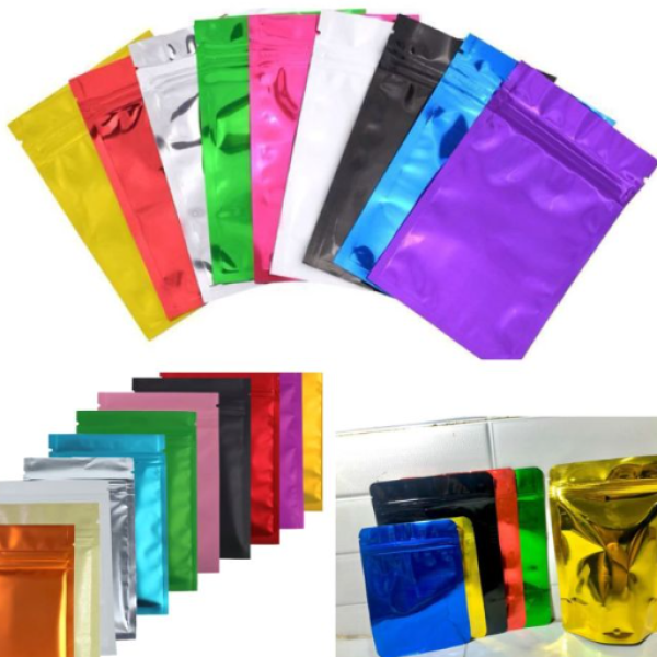 Túi Zip Nhựa Màu Đáy Phẳng